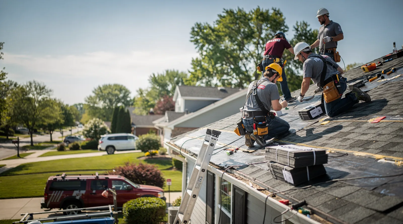 Roof Repair in Squirrel Island, ME around you